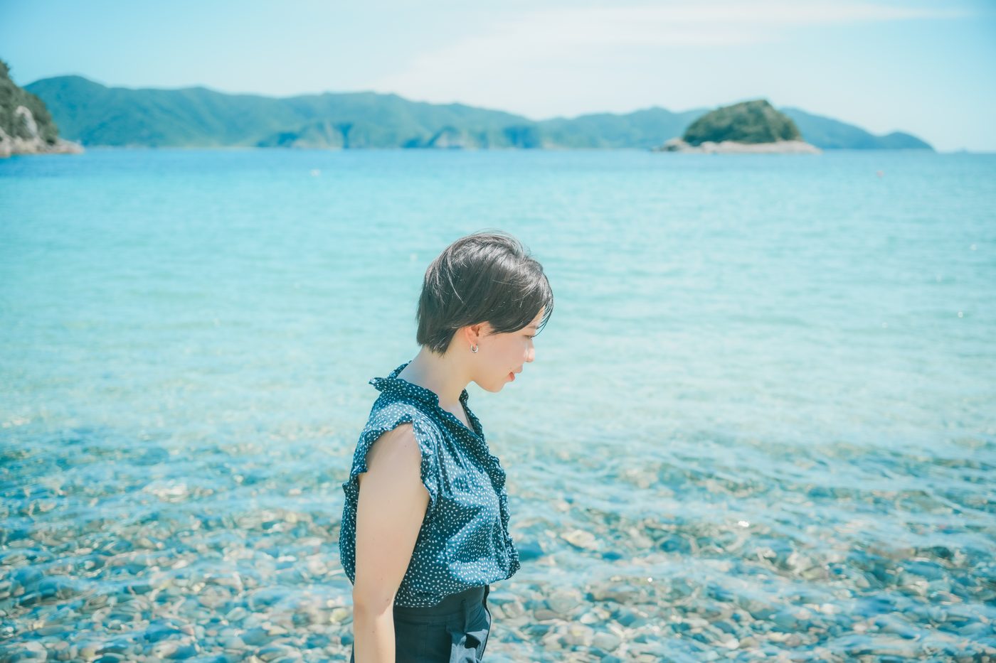 Turquoise sea of the Goto Islands, Nagasaki