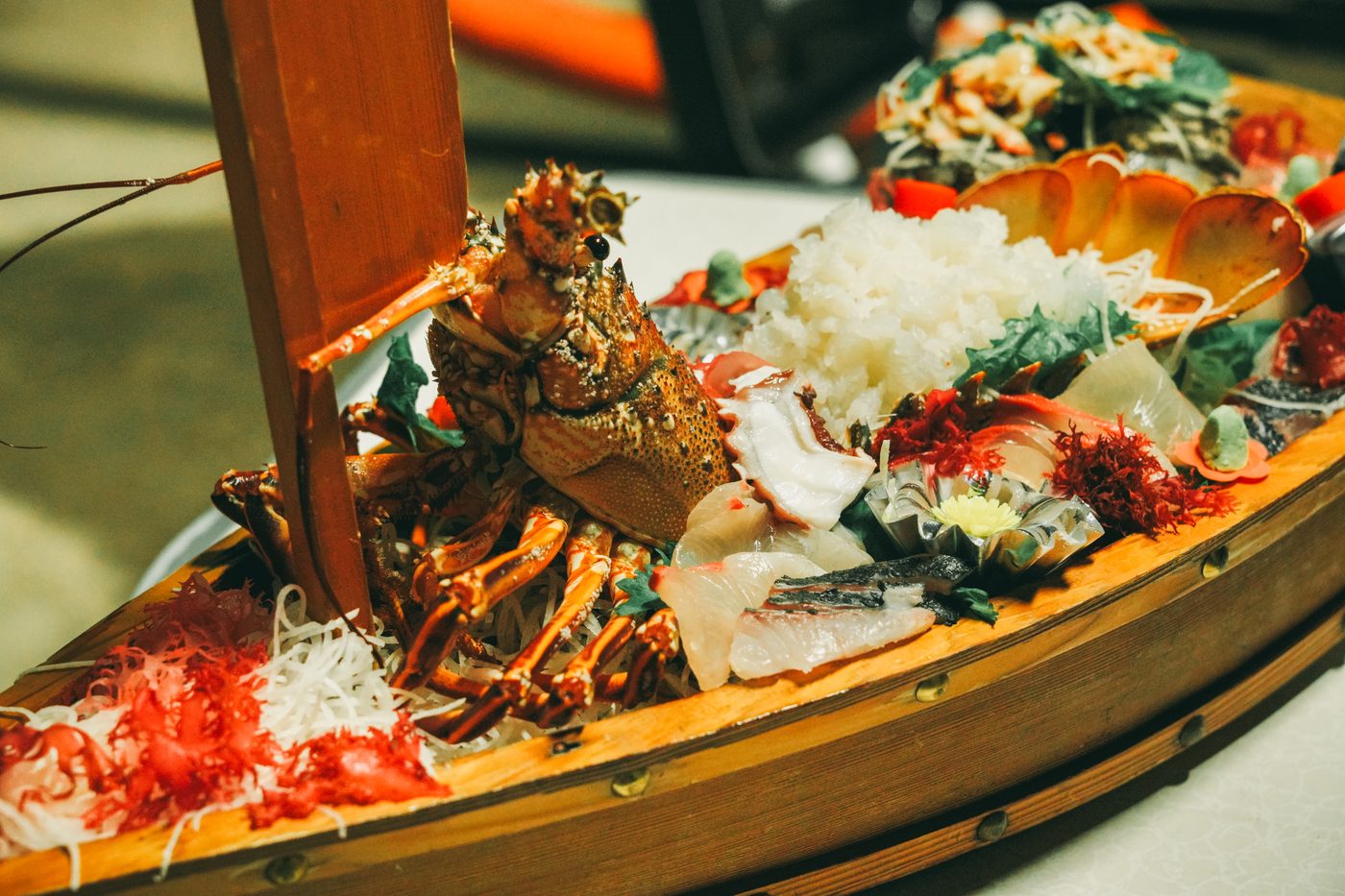 Fresh local seafood of the Goto Islands